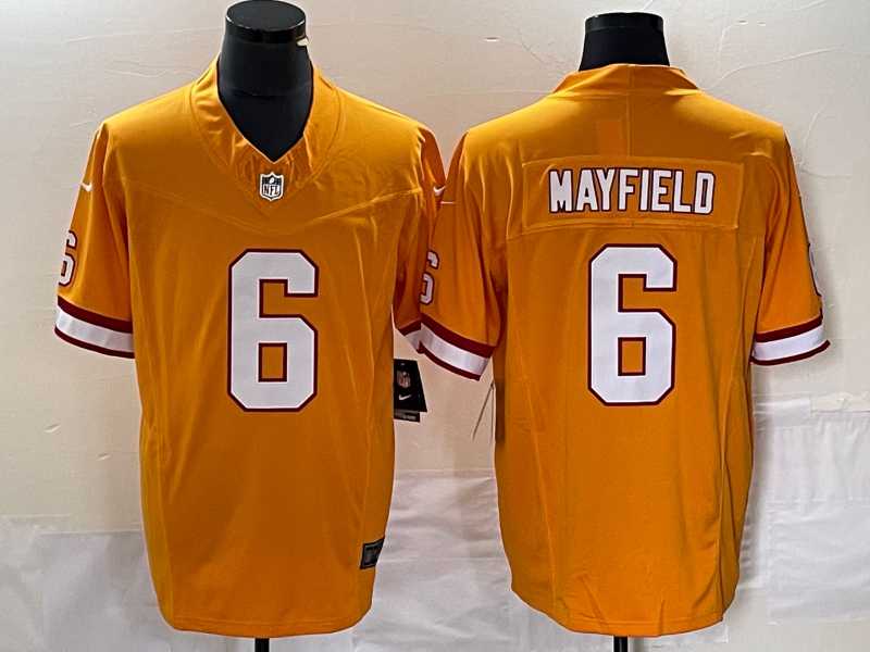 Men's Tampa Bay Buccaneers #6 Baker Mayfield Orange 2023 F.U.S.E. Throwback Limited Stitched Jersey,We sell and wholesale Men's Tampa Bay Buccaneers #6 Baker Mayfield Orange 2023 F.U.S.E. Throwback Limited Stitched Jersey on line form chian!
